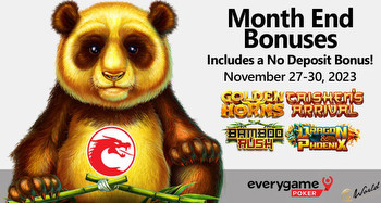 Everygame Poker Offers Free Spins November 27-30, 2023