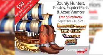Everygame Poker offers new casino spins week