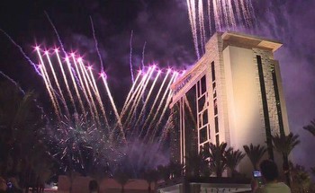 Fireworks show lights up southwest Las Vegas valley sky in celebration of Durango Casino & Resort's opening