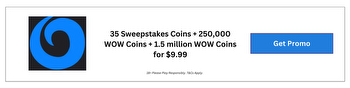 FREE 35 Sweeps Coins + 1.75M WOW Coins