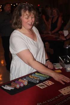 Fun and games on deck for Chamber's casino night