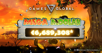 Games Global progressive jackpot Mega Moolah awards €6.6m