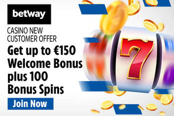 Get 100% deposit bonus up to €150 plus 100 FREE SPINS with Betway casino
