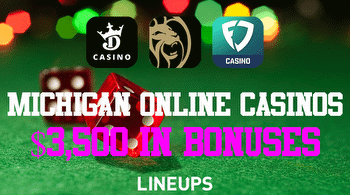 Get $3,500 in Bonuses With These Michigan Online Casinos