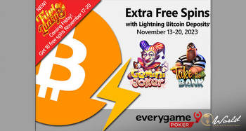 Get Extra Free Spins with Lightning Bitcoin on Two Slots