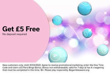 Get free £5 bonus with no deposit required when you sign up to Fabulous Bingo today