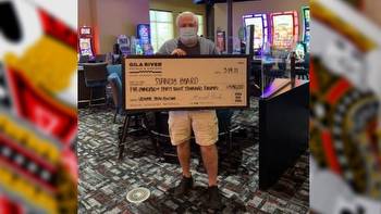 Gilbert cancer survivor & retired firefighter hits jackpot at Gila River Casino