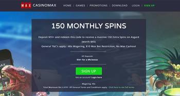 Grab a Bonus CasinoMax: 150 Monthly Spins and 100% Monthly Slots Bonus
