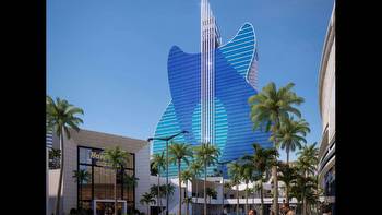 Hard Rock hotel’s guitar-shaped design takes form for Las Vegas Strip
