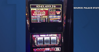 Visitor hits $345K jackpot at Palace Station hotel-casino