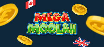 How does the Mega Moolah progressive jackpot work?