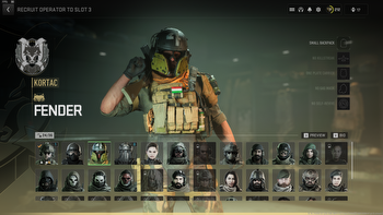How to switch Operator skins in Active Duty slots in DMZ