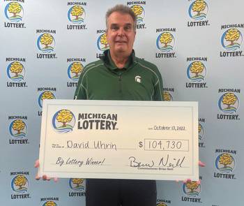 Howell Man Wins $104,730 Monthly Jackpot Progressive Prize from the Michigan Lottery