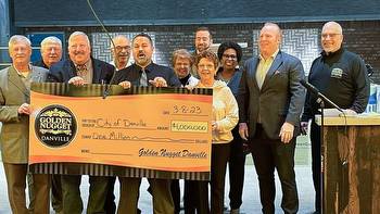 Illinois: Golden Nugget Casino Danville developers deliver first $1M check to the city