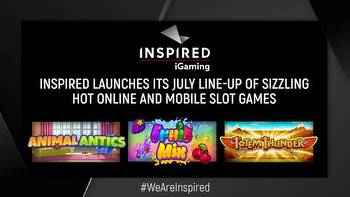 Inspired launches three new online and mobile slot games in July