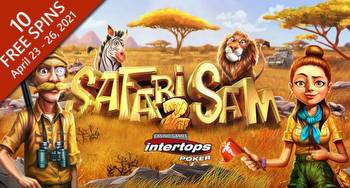 Intertops Poker Players Follow the Call of the Wild with 10 Free Spins