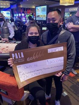 Jackpot for over half a million dollars hits at Pala Casino