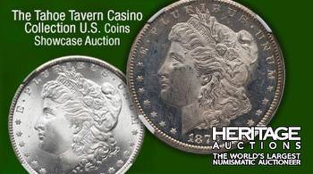 Jackpot! This August, Heritage Offers Hundreds of Uncirculated Morgan Dollars From the Tahoe Tavern Casino