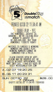 Kent County Man Wins $337,757 Fantasy 5 Jackpot from the Michigan Lottery