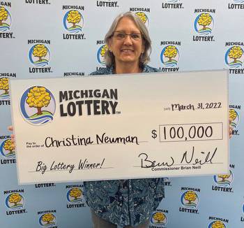 Kent County Woman Wins $100,000 Powerball Prize from the Michigan Lottery