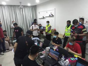 KL cops bust online gambling centre, nab eight