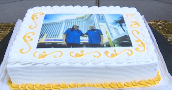 Las Vegas bellmen honored for 50 years on the job