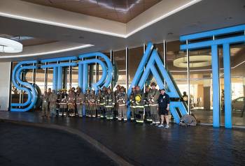 Las Vegas firefighters climb 1,455 steps in full gear at The STRAT to honor 9/11 heroes