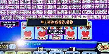 Las Vegas resident wins $100K jackpot after hitting royal flush