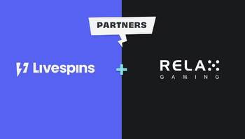 Livespins partners with Relax Gaming