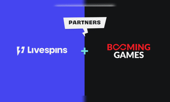 Livespins welcomes Booming Games to its platform