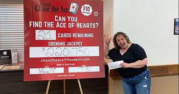 Lloydminster Ex chase the ace jackpot now $1 million