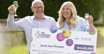 Lottery Euromillions rollover takes jackpot to a record £186million