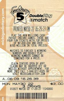 Macomb County Woman Wins $277,012 Fantasy 5 Jackpot from the Michigan Lottery