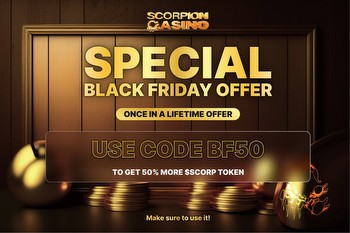 Major Black Friday Deal: Scorpion Casino Offers a 50% Bonus on Presale as Investors Flock to Invest