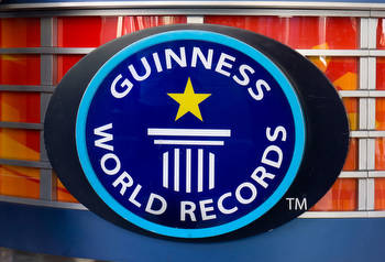 Man Attempts New Casino Chips Guinness World Record
