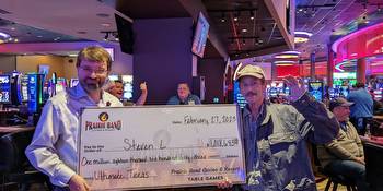 Man wins million dollar jackpot