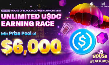 Massive Gaming Celebrates Global Launch Of House Of Blackjack With USDC Earning Race