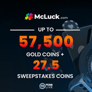 McLuck code PENNLIVE: Get 57k gold coins + 27.5 sweeps coins