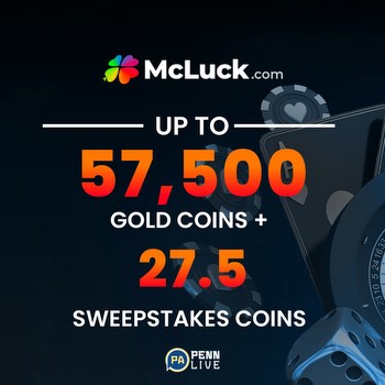 McLuck Promo: Receive 57,500 Gold Coins + 27.5 Sweepstakes Coins