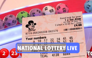 National Lottery draw LIVE: £20m Lotto jackpot up for grabs tonight after EuroMillions results revealed