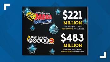 NC lottery offer major jackpots for the new year