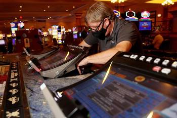 Nevada casino gaming win down by double-digit percentages in July