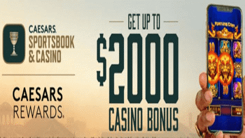 New Caesars Casino New Jersey Offers $2,000 Bonus Promo Code