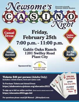 Newsome Boosters Host Casino Night Fundraiser