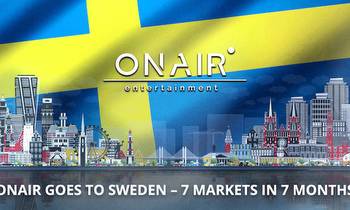 Now broadcasting: OnAir Entertainment makes Sweden debut