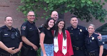 Officer Trevor Slot's daughter graduates from high school