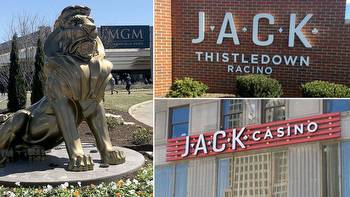 Ohio casino, racino gambling revenue robust in July, with Detroit casinos just reopening in August