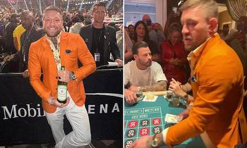 'One of life's greatest pleasures': Conor McGregor hits the Las Vegas casinos after watching boxing