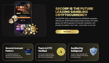 Online Gambling is Set for Huge Growth: $SCORP Token is the Best Investment Gateway to the Fertile Niche