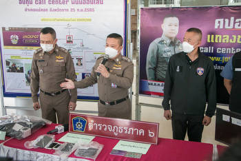 Online gambling operation busted in Tak